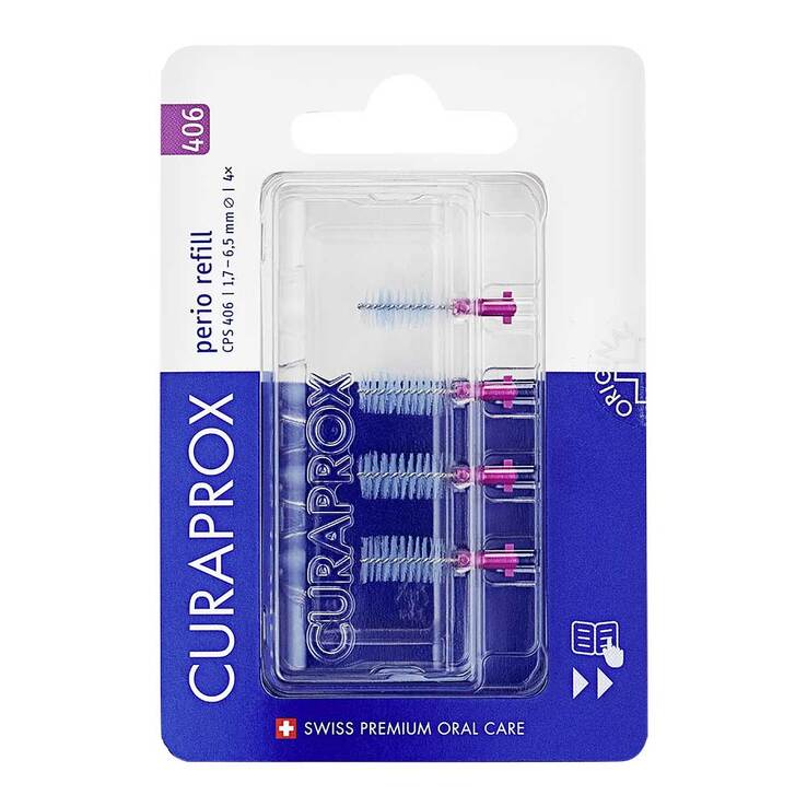Curaprox Cps 406 perio Interdent.1,7 - 6,5mm, 4 St