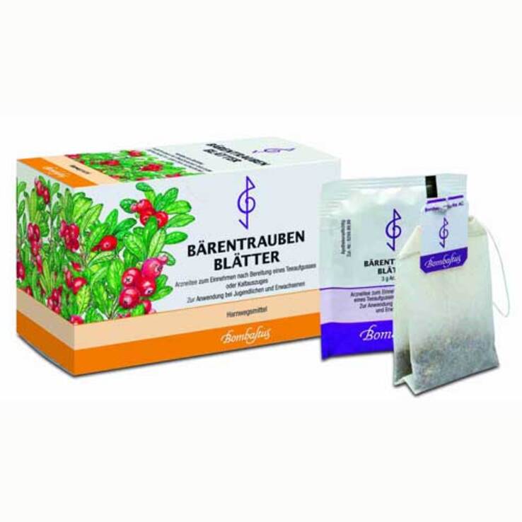 Bärentraubenblätter Filterbeutel, 20X3 g