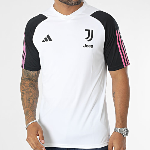 Maillot De Foot Slim Juventus HZ5055 Blanc Noir