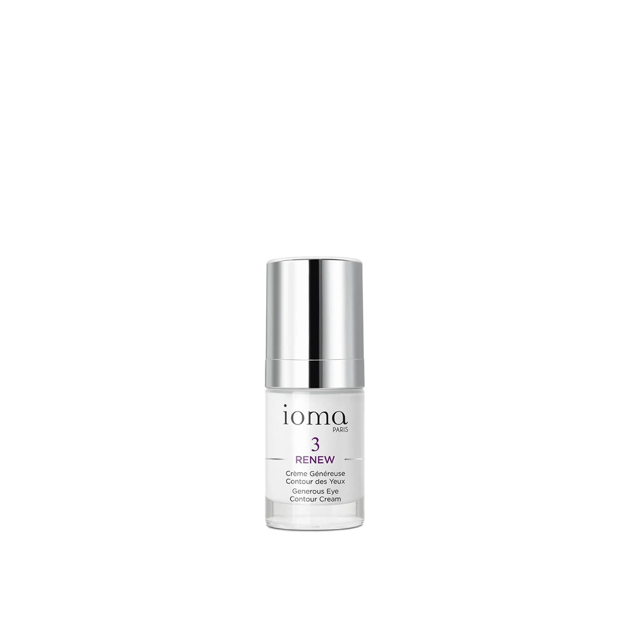 Ioma - Crème Généreuse Contour des Yeux Soin Anti-âge pour le Contour des YeuxFlacon-pompe 15ml - Contour des yeux et lèvres