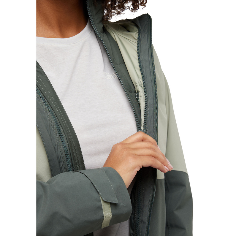 Jack Wolfskin Damen Glaabach 3in1 Jacke
