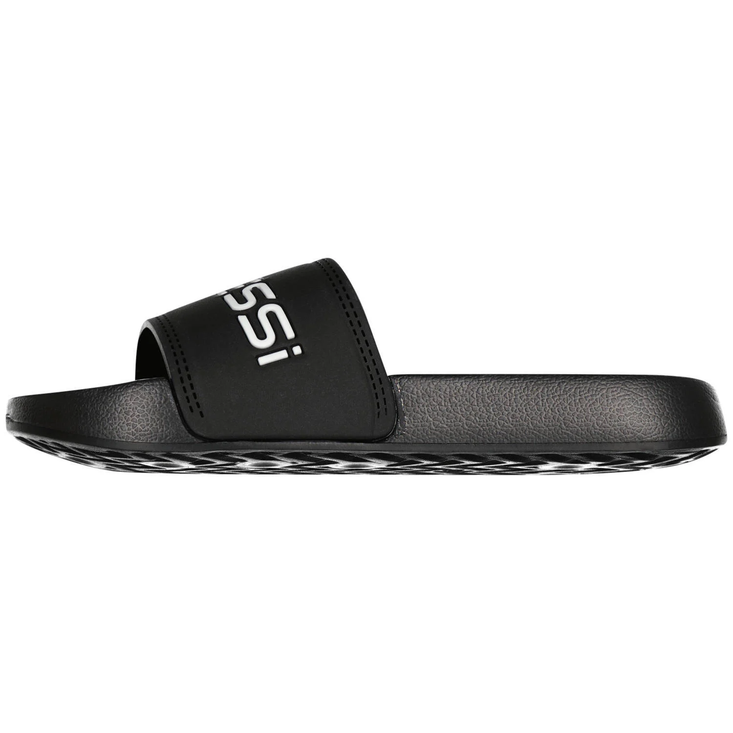 Vingino Sane  slipper met logo zwart