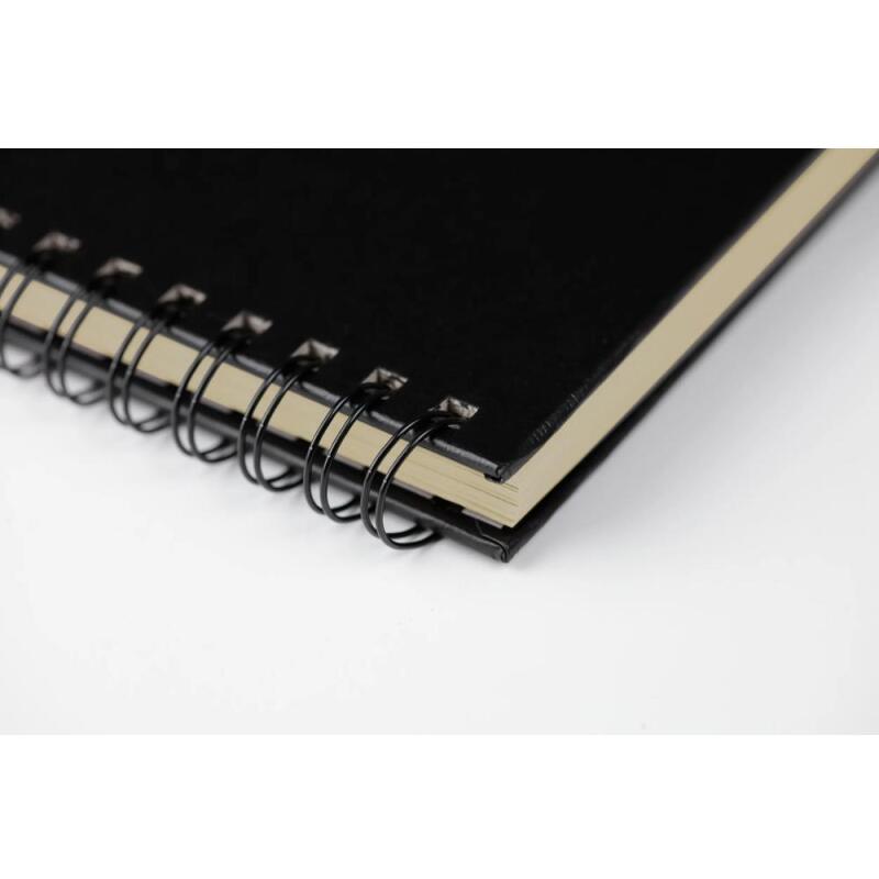 Delta Series carnet spiralé 25F 17,8x25,4cm 270g - Ivoire