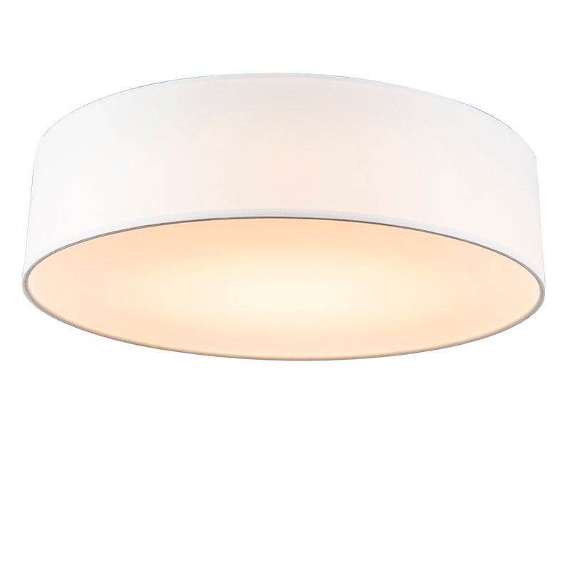 Plafondlamp wit 40 cm incl. LED - Drum LED