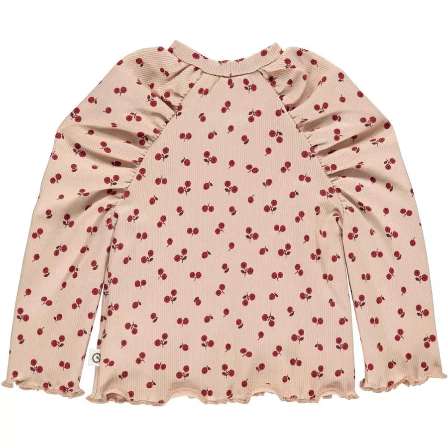 Müsli Babylangarmshirt roseFigBerryred