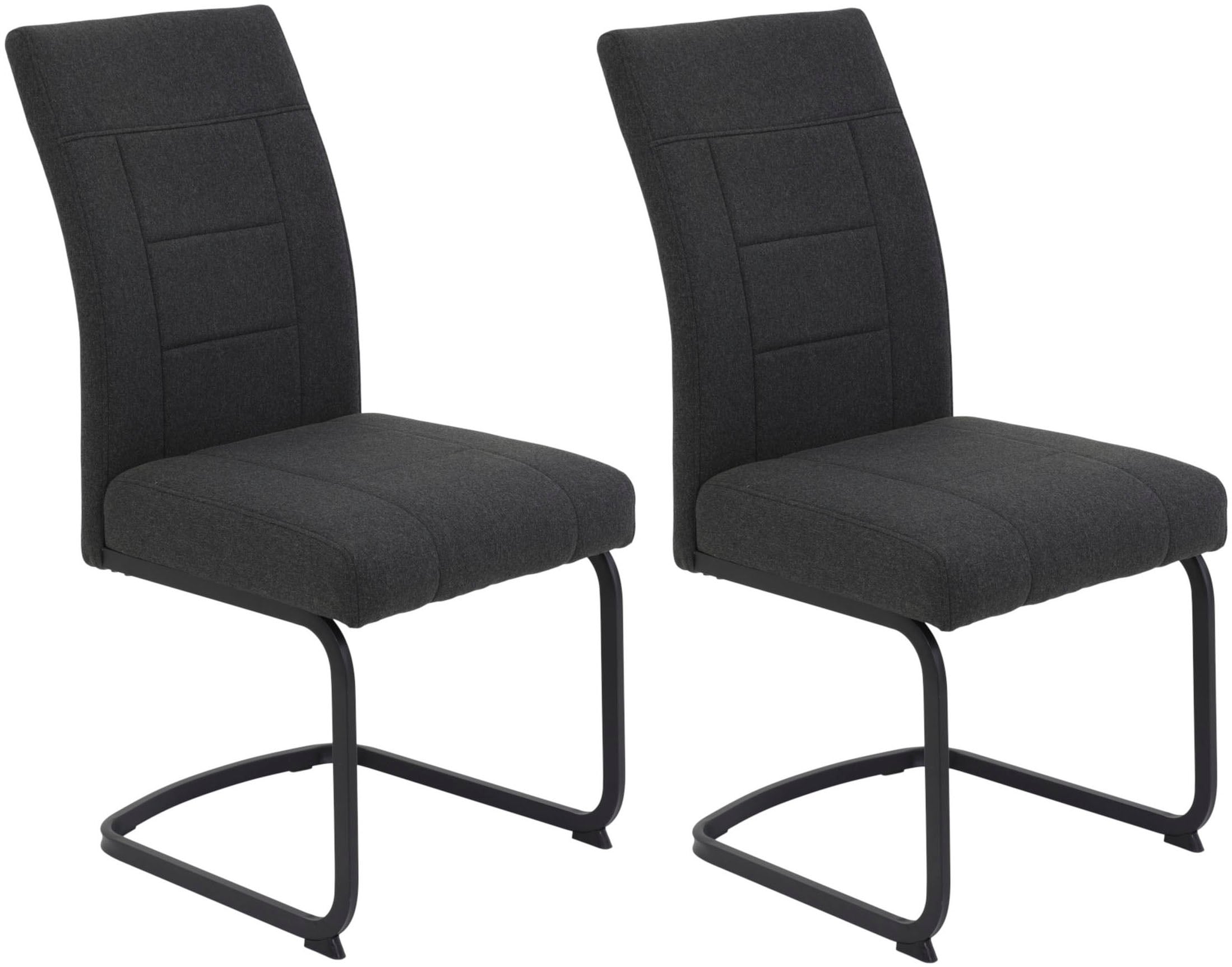 HELA Freischwinger »BRINDISI, Esszimmerstuhl« (Set) 2 Stk.XL-Sitz,Federkorb,140kg belastbar,Zertifizierter 