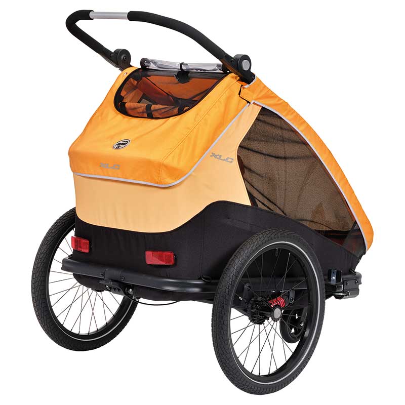 XLC Kids Trailer Duo S, Sykkelvogn<br>Trygg og solid vogn for 2 barn!