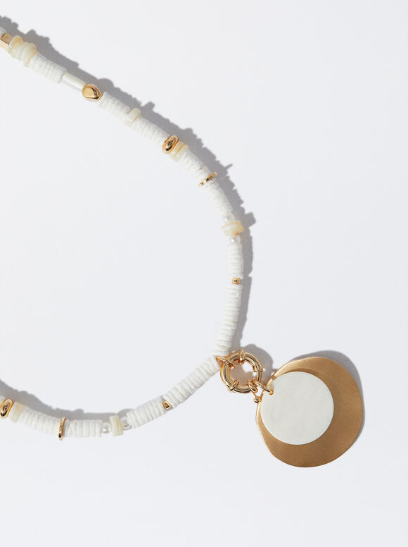 Colar com Conchas - Dourado