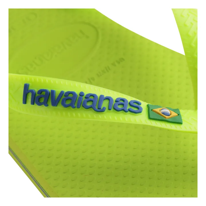Havaianas Tongs Brasil Logo Néon | Vert