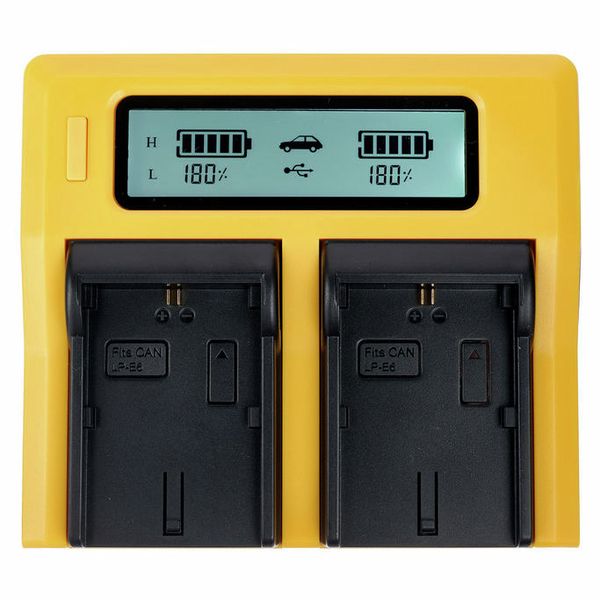 Patona Dual LCD Charger LP-E6