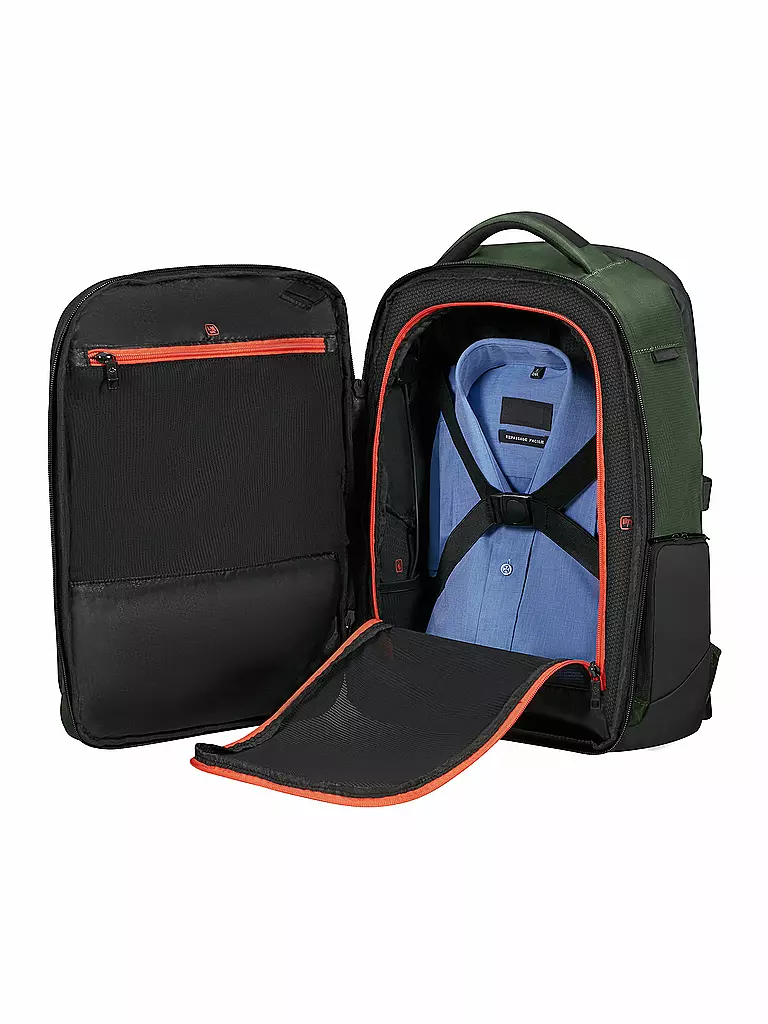 SAMSONITE Rucksack Biz2Go 15,6 Earth Green dunkelgrün