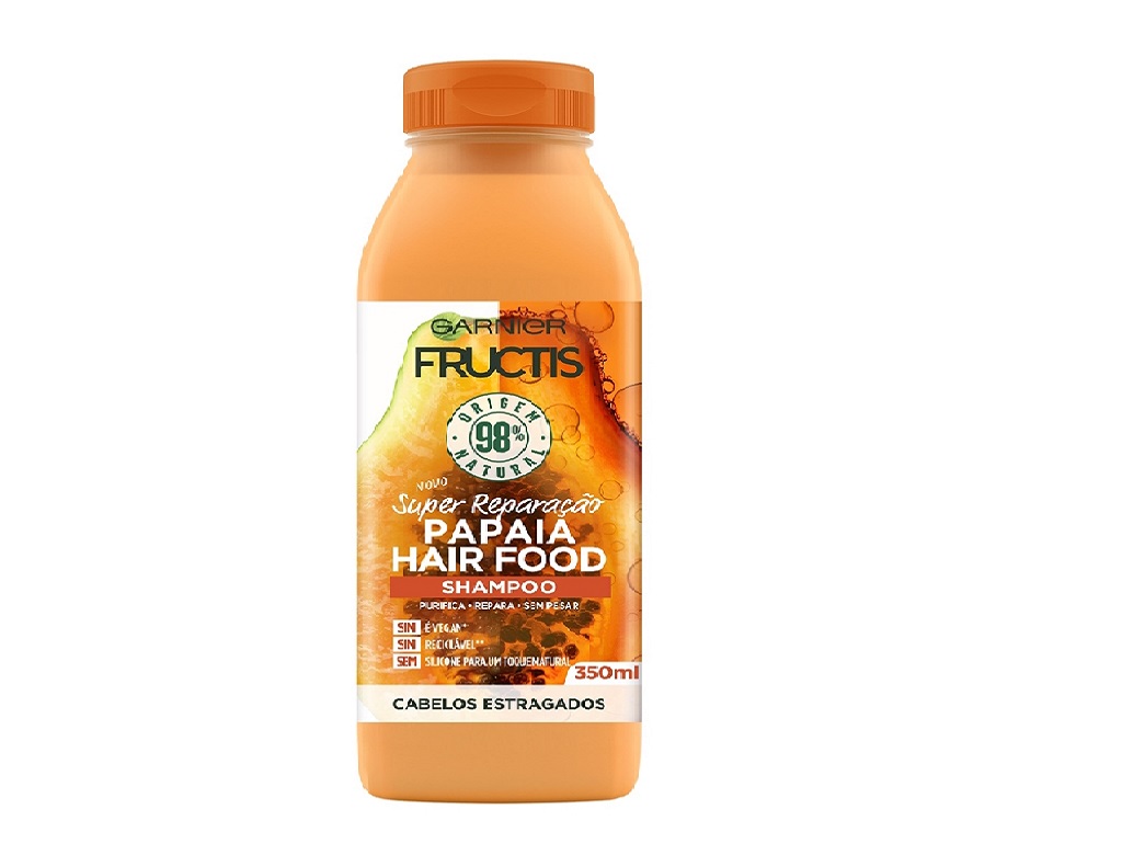 CHAMPÔ FRUCTIS HAIR FOOD PAPAIA 350ML