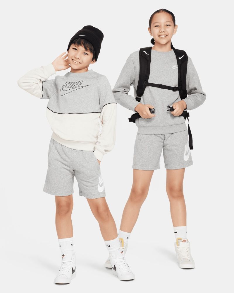 Short Nike Sportswear Club Fleece Gris pour enfant