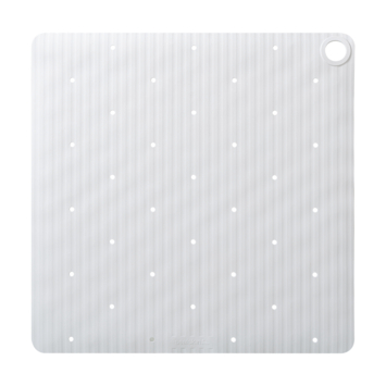 Sealskin antislip douchemat Ribb 55x55 cm wit (inclusief zwarte haak)