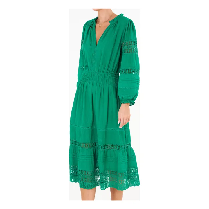 M.A.B.E. Robe Longue Loretta | Vert