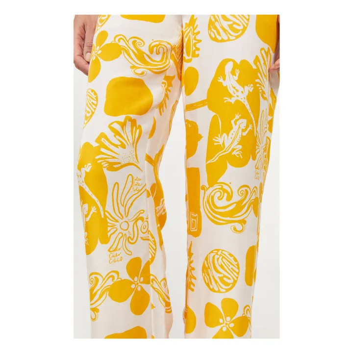 Rodebjer Pantalon Ample Lunara | Jaune