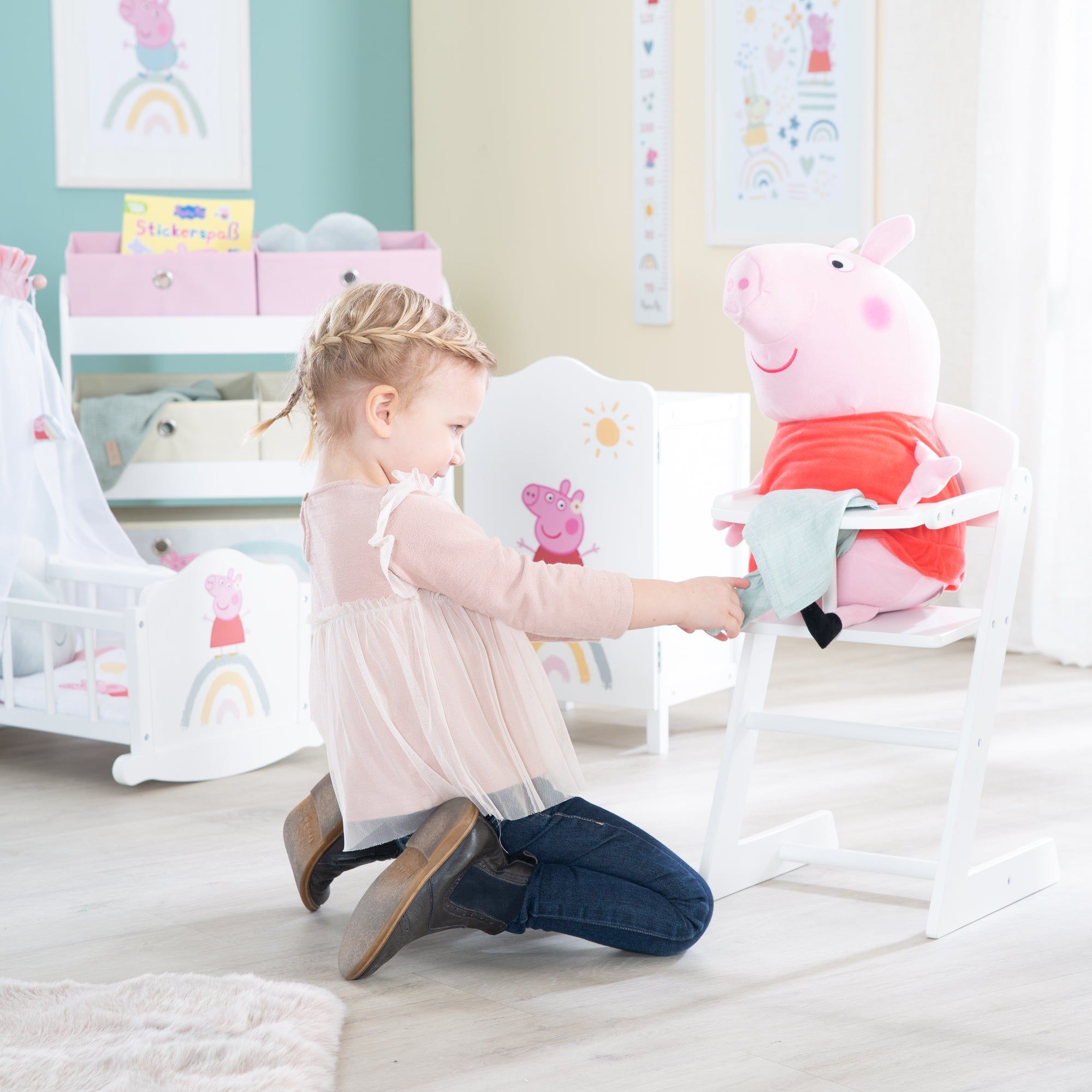 Puppenhochstuhl Peppa Pig