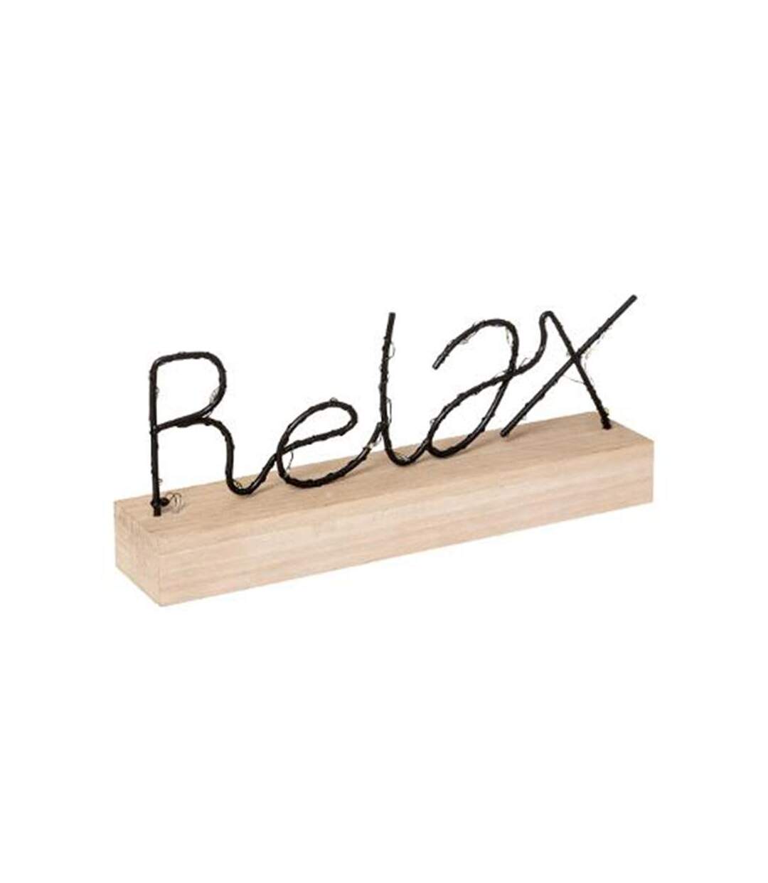 Décoration Lumineuse Led Relax 28cm Noir
