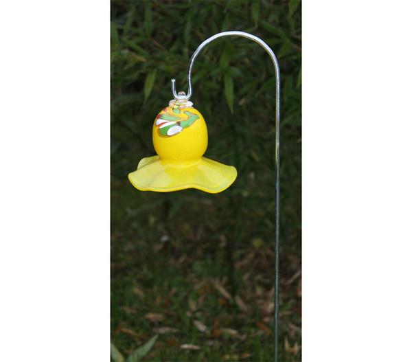 MP Glaszauber Glas-Miniglocke mit Stab, ca.