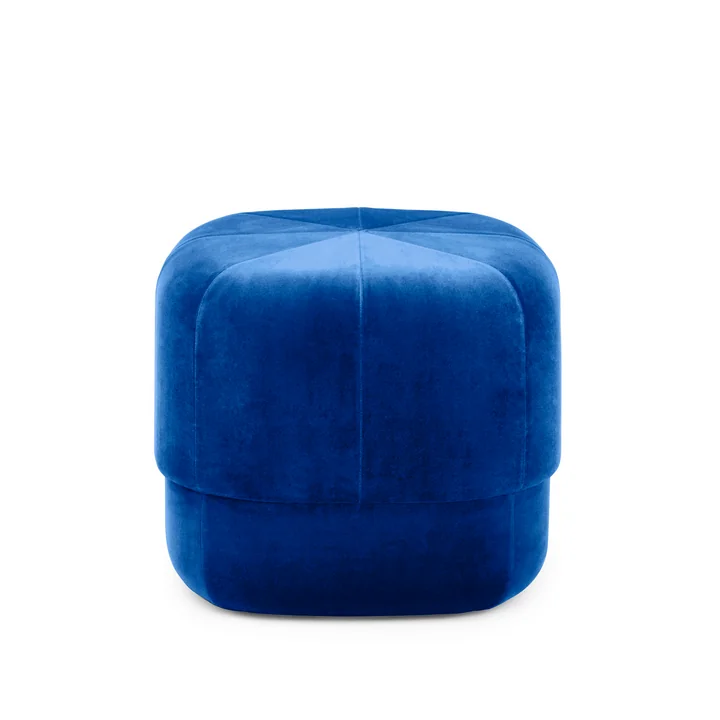 Normann Copenhagen - Circus Pouf klein, electric blau Velour