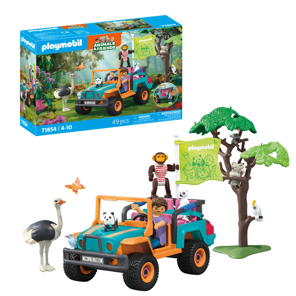 PLAYMOBIL Animals & Friends terreinwagen 71854