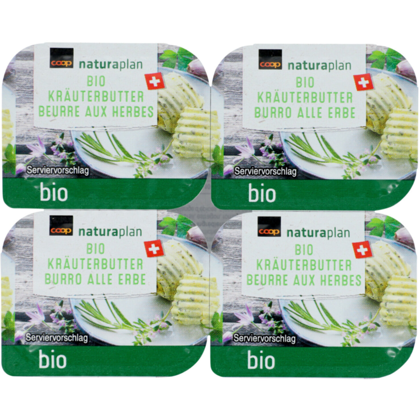 Naturaplan Bio Kräuterbutter 4x15g