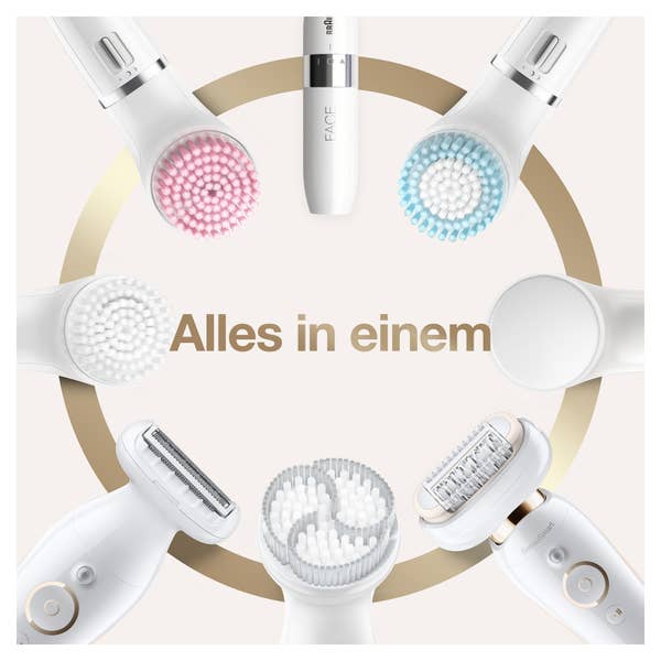 Braun Silk-épil 9 Flex 9-105 – Epilierer mit flexiblem Kopf zur einfacheren Haarentfernung