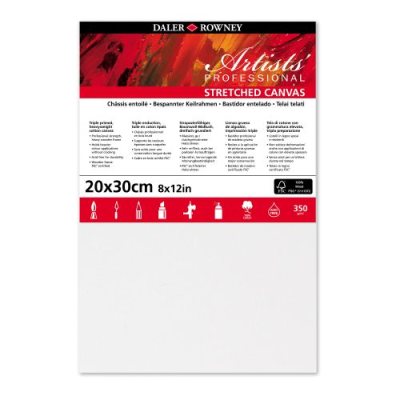 Daler Rowney Artists Canvas 20x30cm/8X12