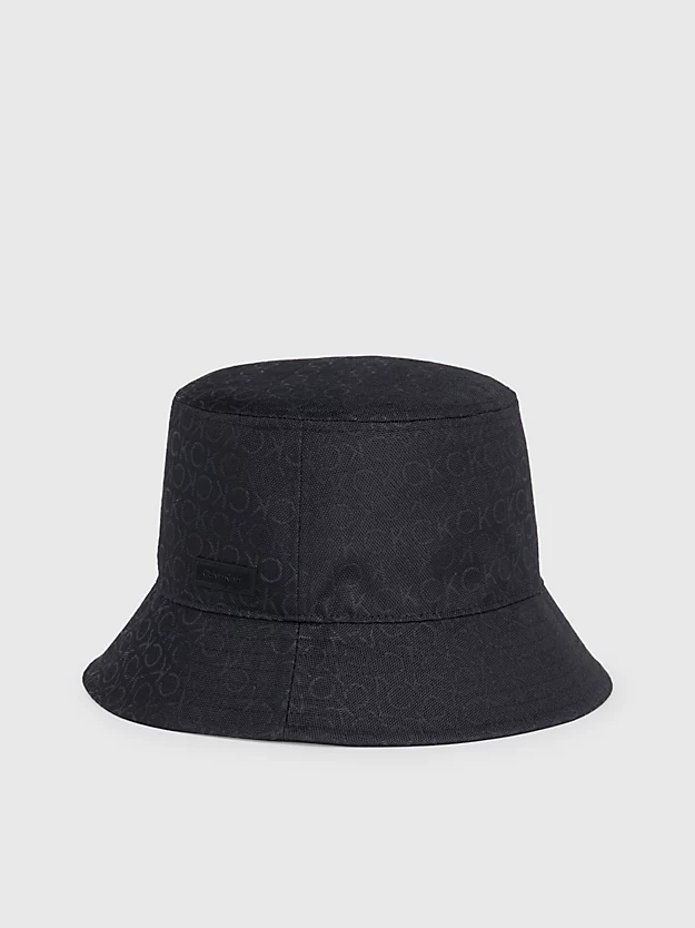 Chapéu bucket em jacquard com logotipo