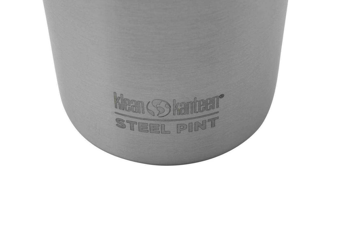 Klean Kanteen Pint Cup 1000428 Brushed Stainless beker 473 ml, 4 stuks