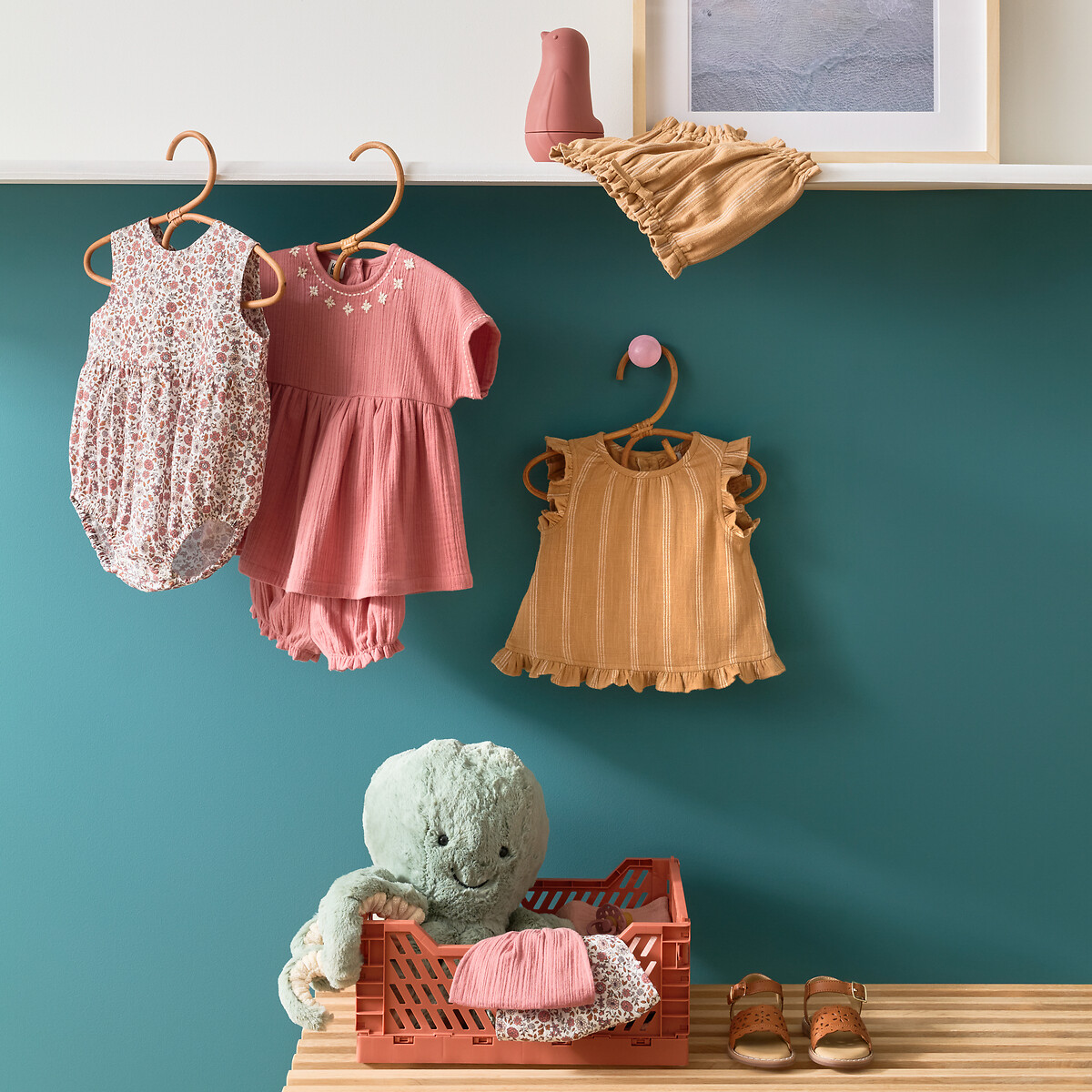 COLEÇÕES LA REDOUTE<br>Leren sandalsen