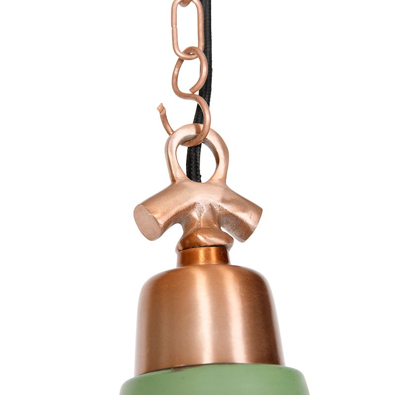Set van 2 vintage hanglampen koper - Goliath large
