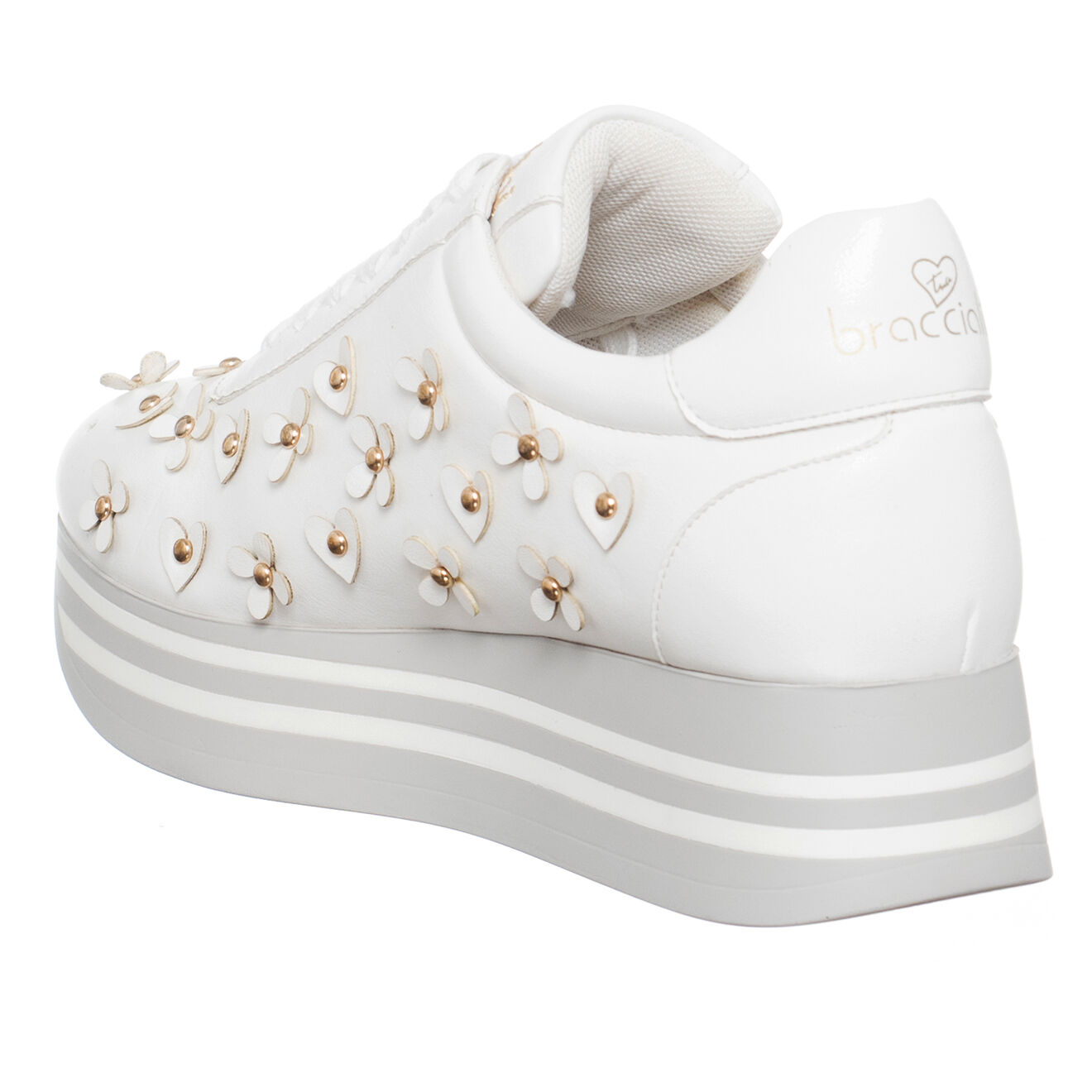 Tua By Braccialini Sneakers en Cuir Pana blanches