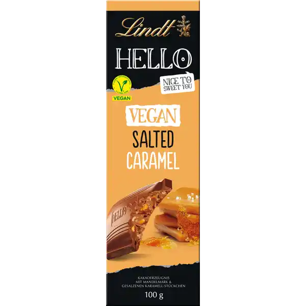 HELLO Vegan Salted Caramel Tafel