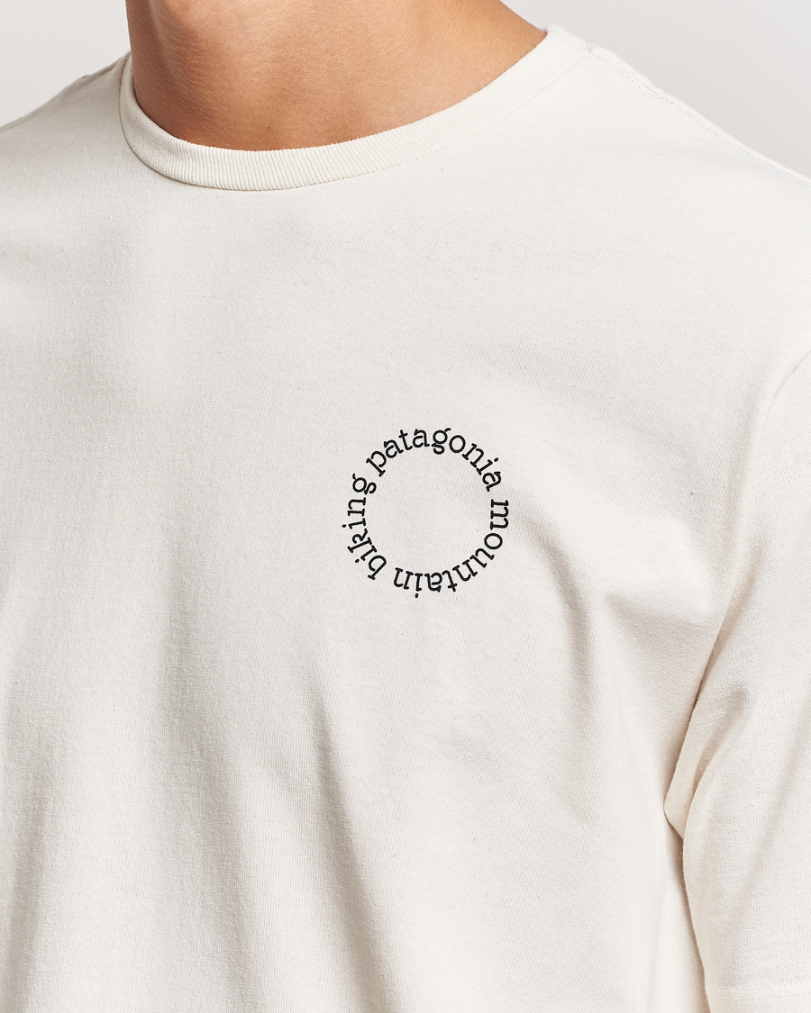 Patagonia Spoke Stencil Responsibili T-Shirt Birch White