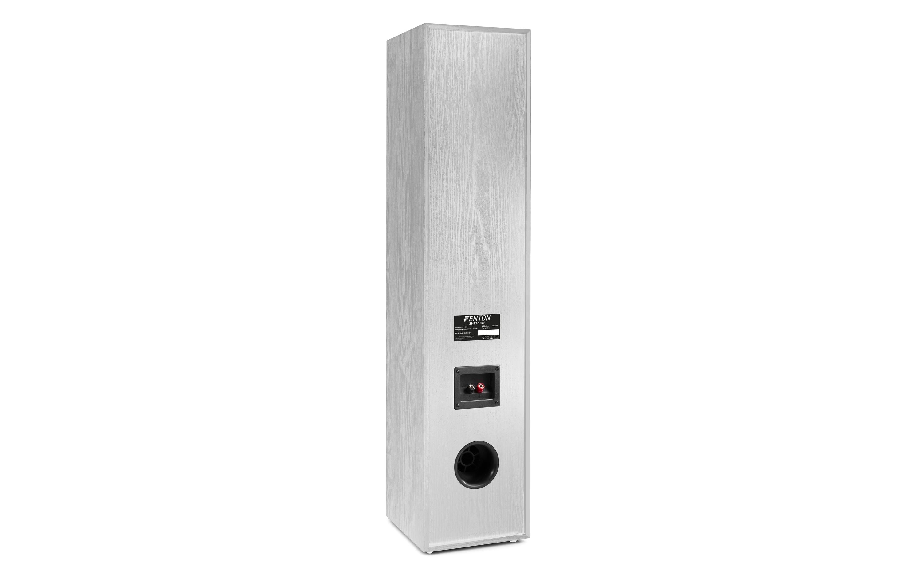 Standlautsprecher Paar SHF700W Weiss<br>Turmlautsprecher, der mit einem hocheffizienten Hornhochtöner ausgestattet ist