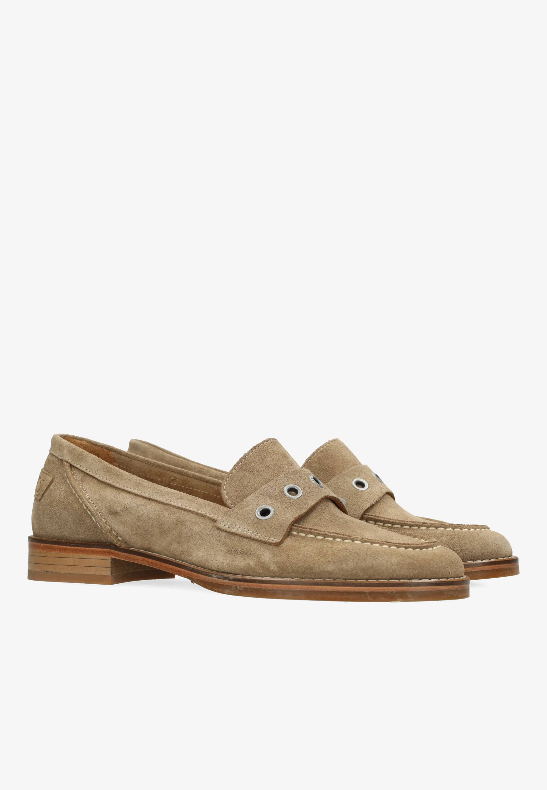 FES LOFA LOAFERS Gulcu Suede Taupe