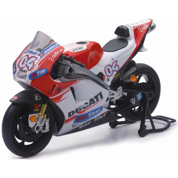 New Ray - Maquette moto 1/12 Ducati Desmosedici A. Dovizioso Blanc / Rouge / Bleu