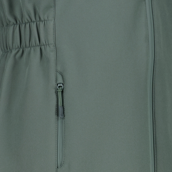 Mountain Peak dames softshell jas groen