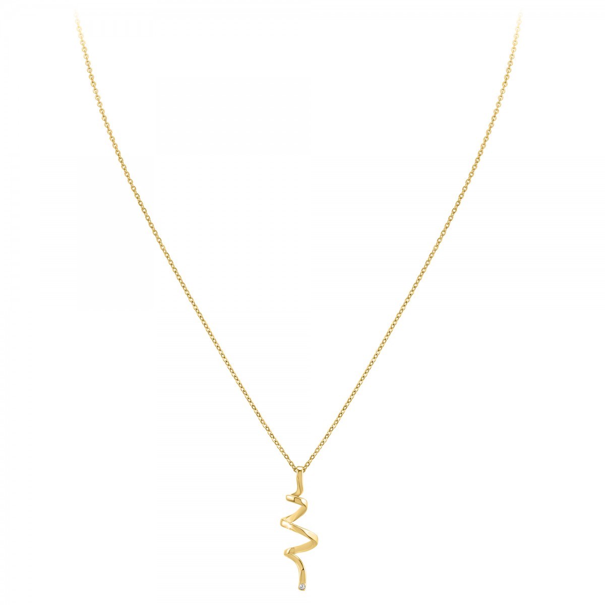 Collier par SC Bohème orné d'un véritable diamant blanc