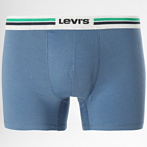 Lot De 2 Boxers 701222843 Bleu Marine Bleu Clair