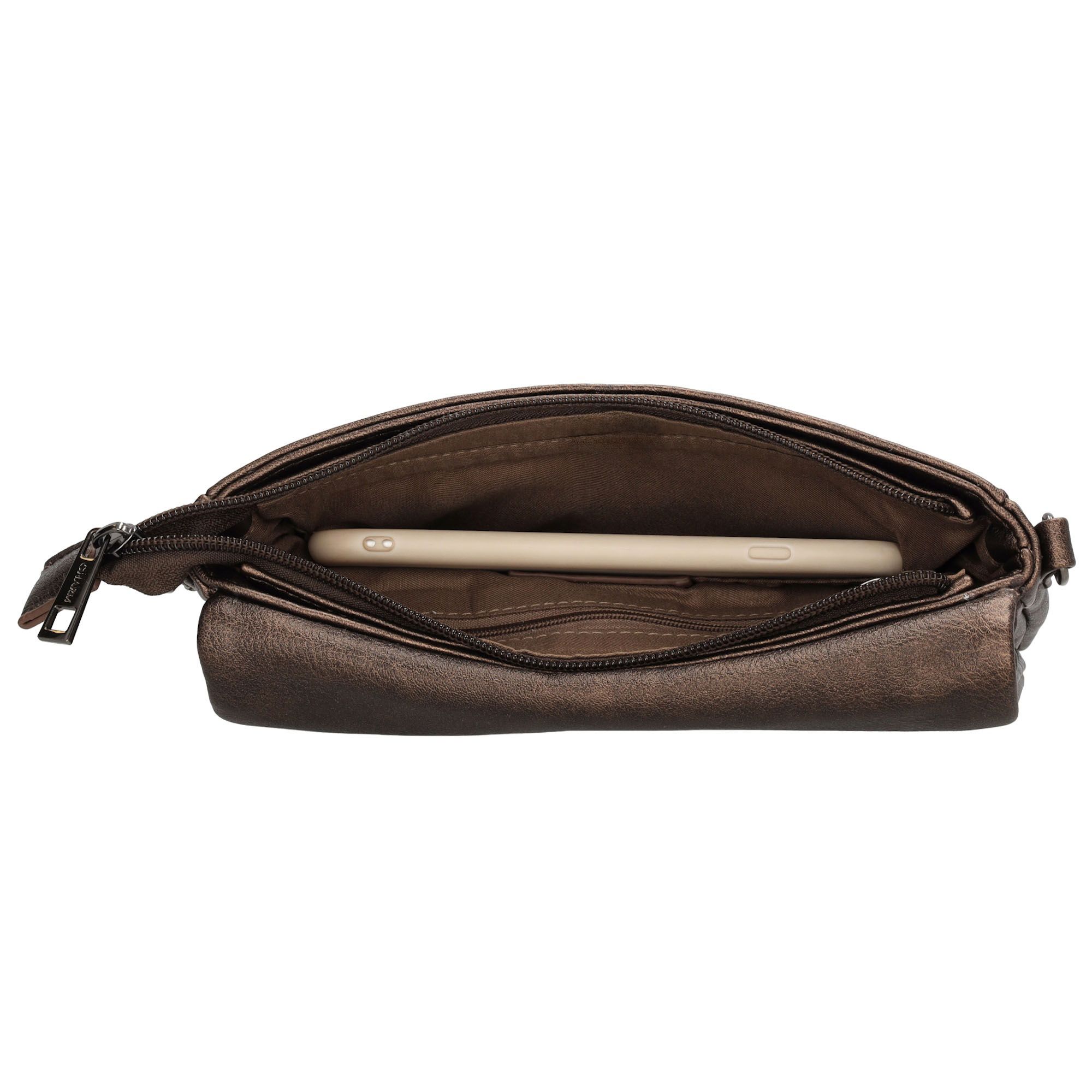 Charm London Bayswater Schoudertas Brons