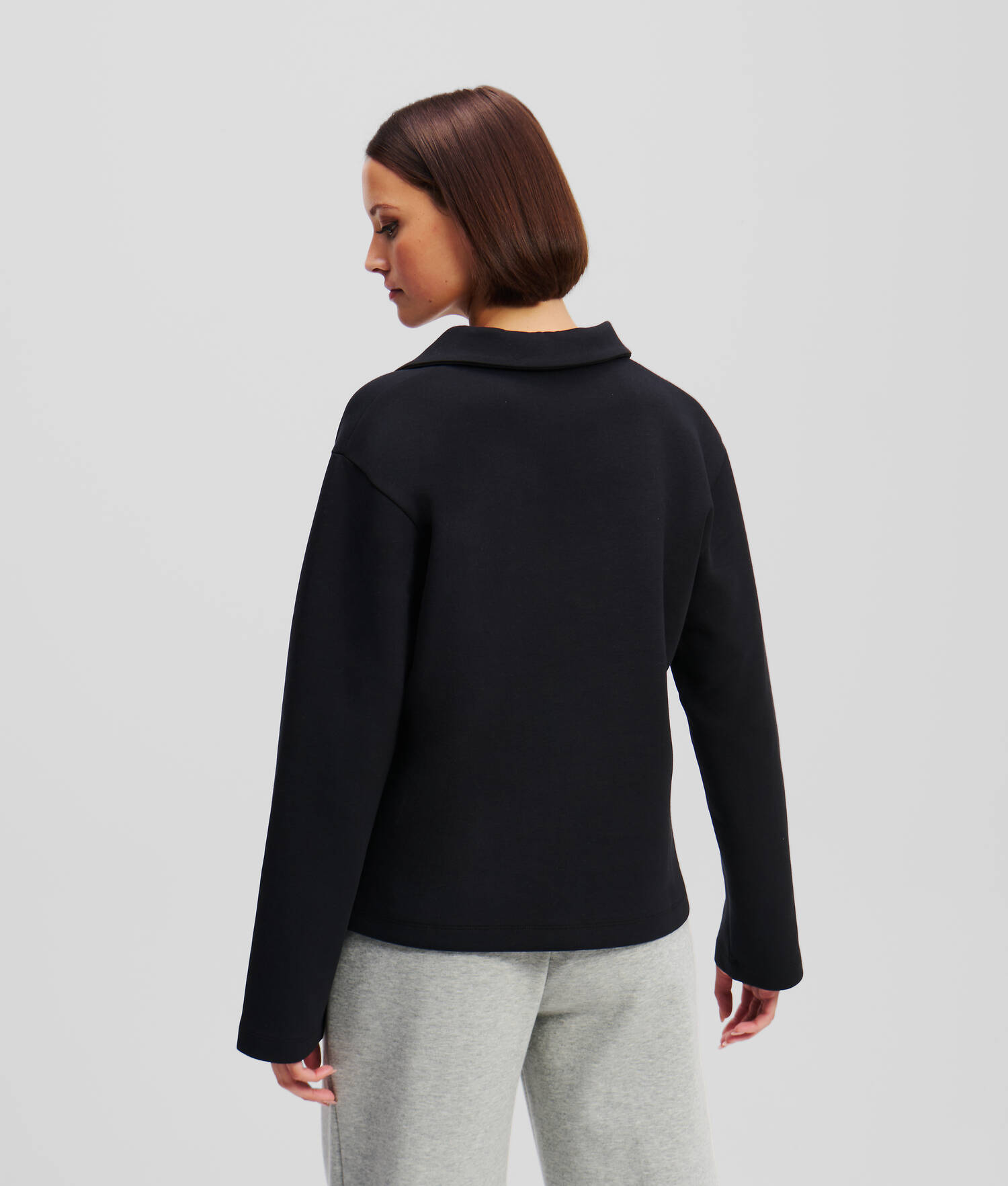 SWEAT-SHIRT À COL EN V