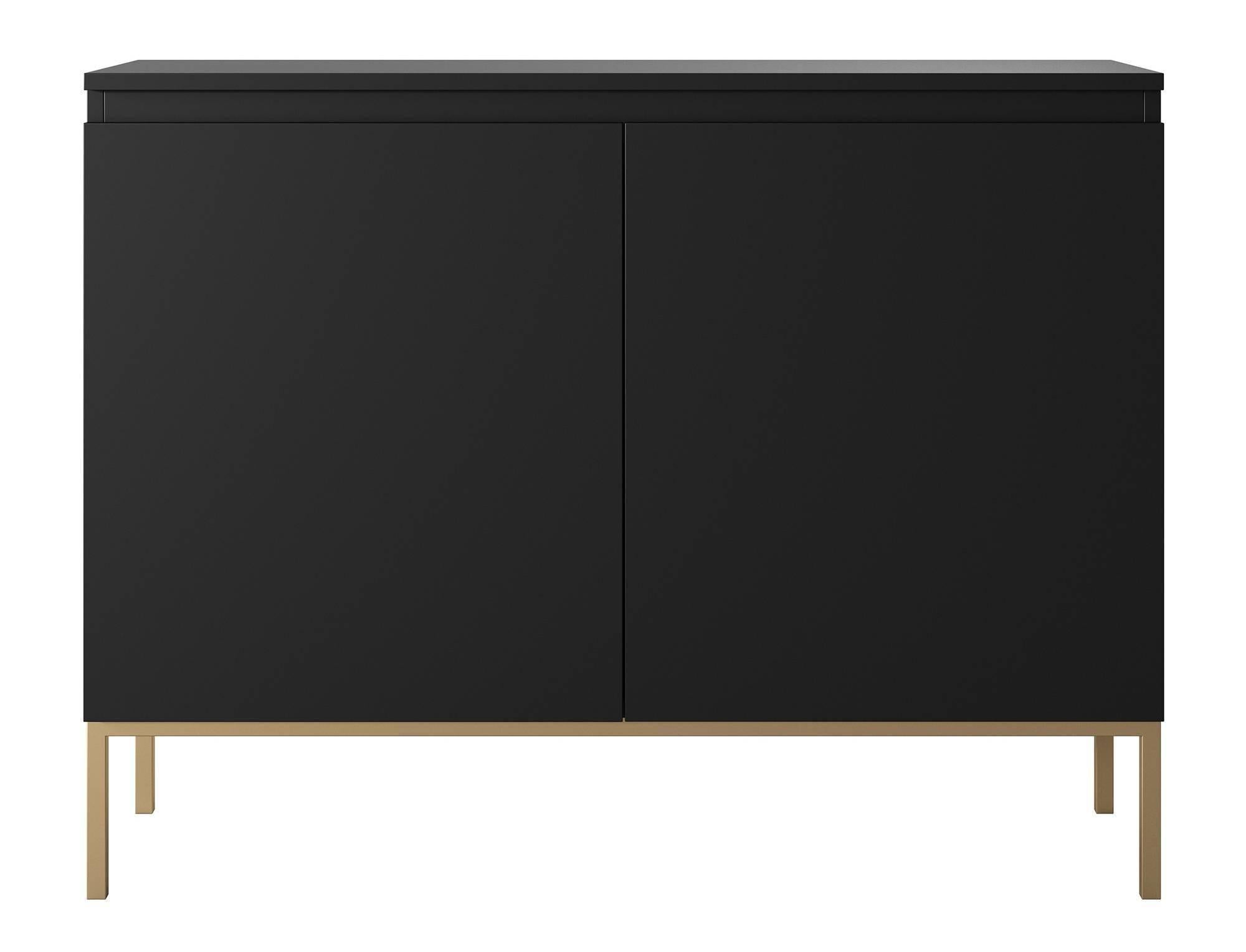 NADUVI Collection Kate Dressoir - B 100 cm - Zwart / Goud