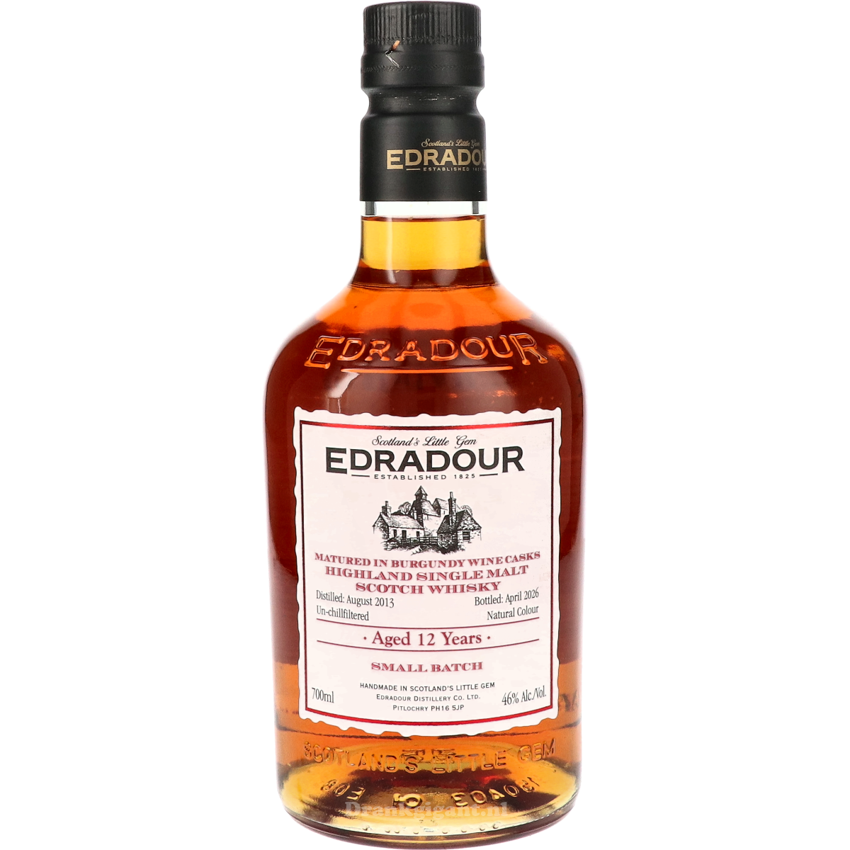 Edradour 12 Years Burgundy Wine Cask 70 cl