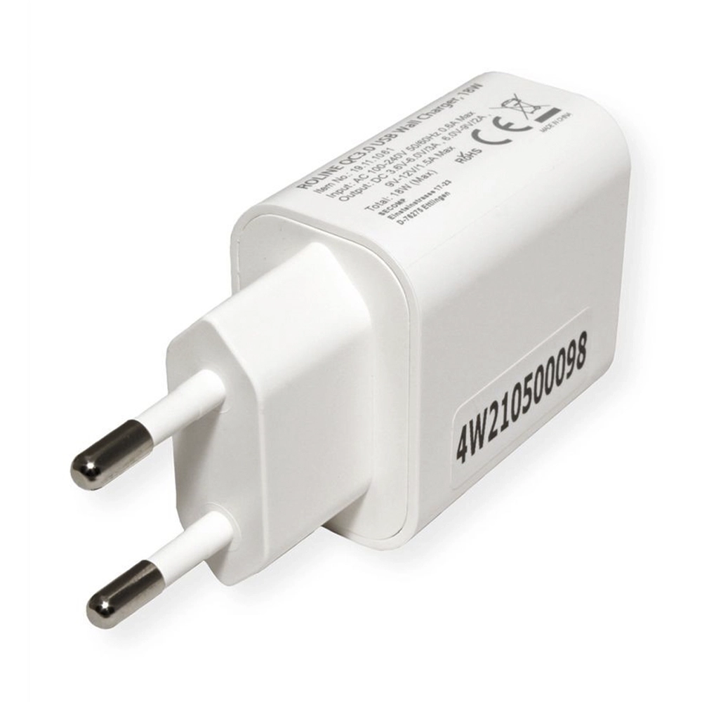 Roline USB Ladegerät 1 Port QC3.0 18W