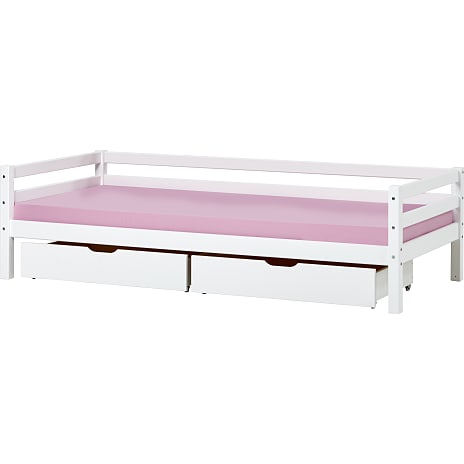 Spiloppe sofaseng 90x200 cm - hvid og lyserød