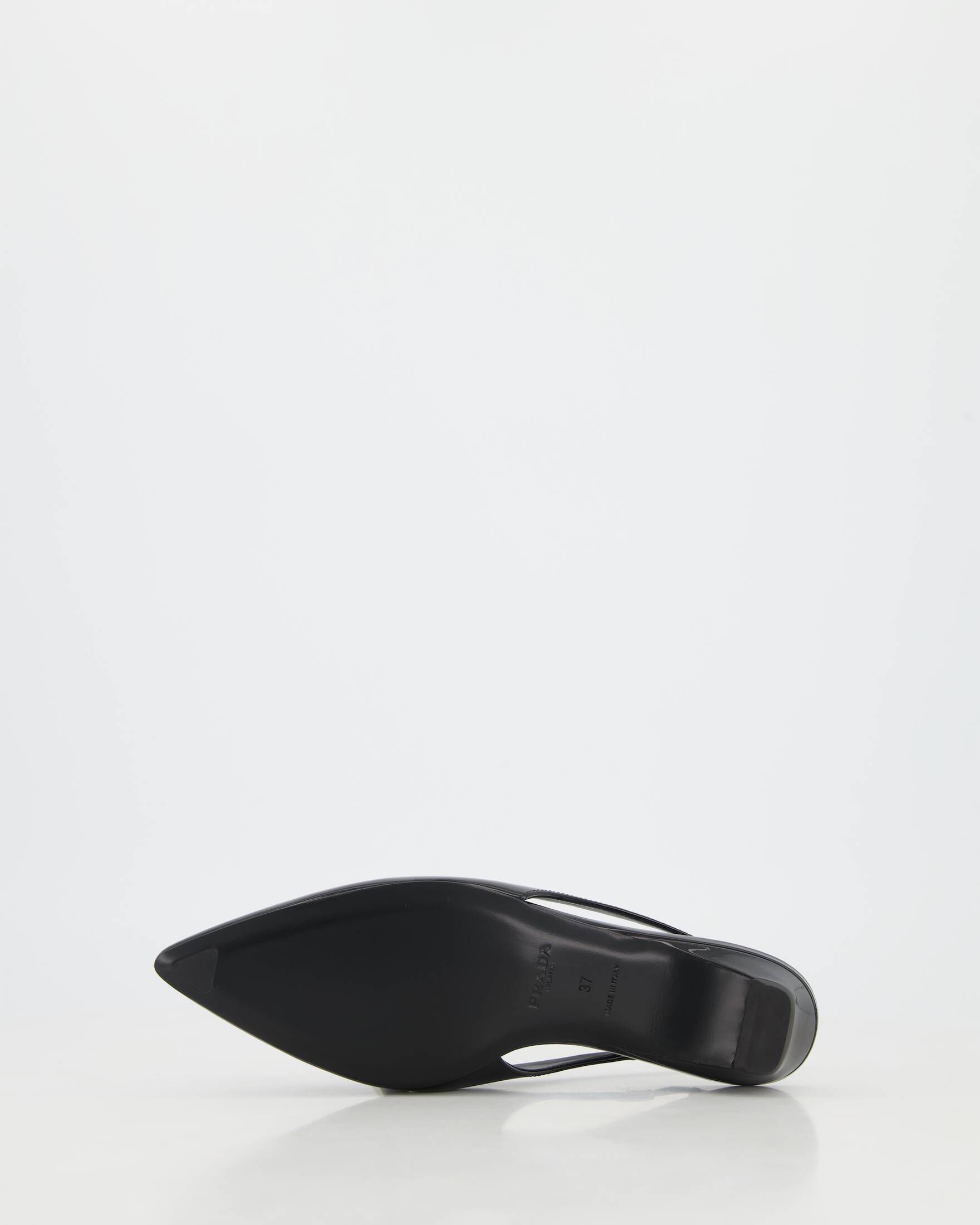Prada| Damen Slingback-Pumps aus Lackleder