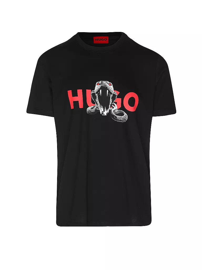 HUGO T-Shirt DEYLADEC schwarz