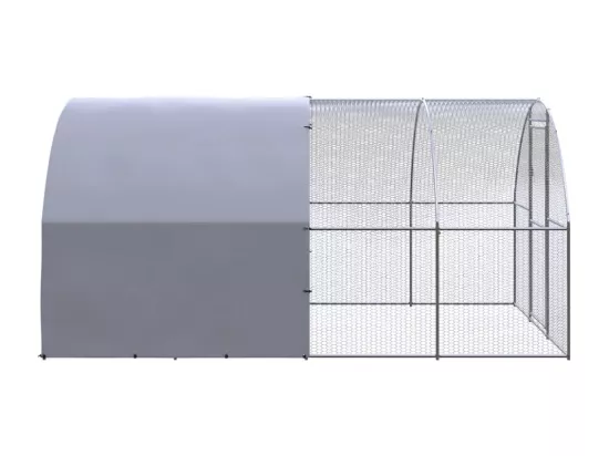 Poulailler d'extérieur 3x4x2 m Acier galvanisé